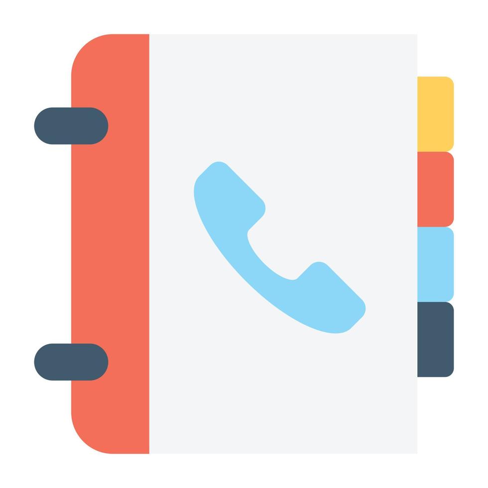 Phone Book Concepts vector