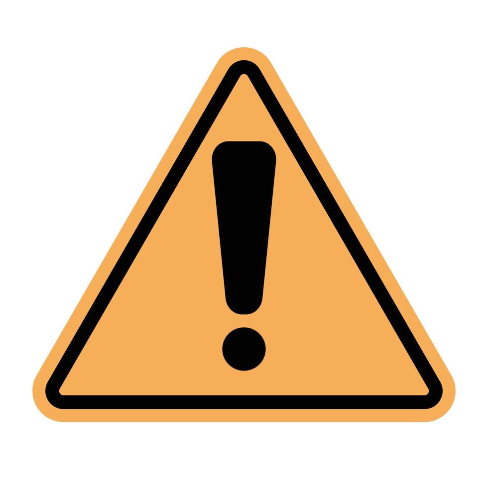 Exclamation mark icon. Vector. vector