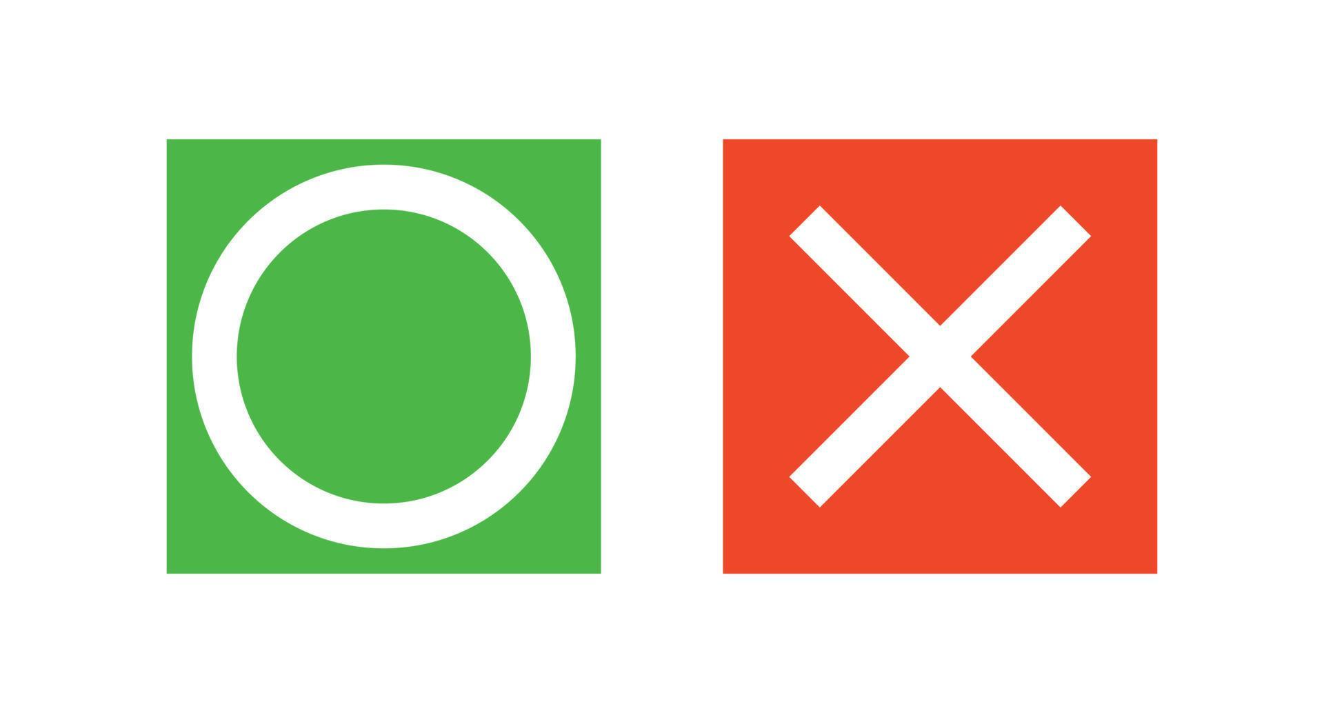 A set of icons with a circle and a cross. Vector. 5335701 Vector Art at