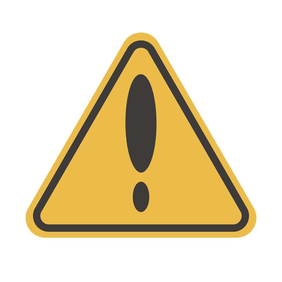 Exclamation mark icon. Caution or warning. Vector. vector