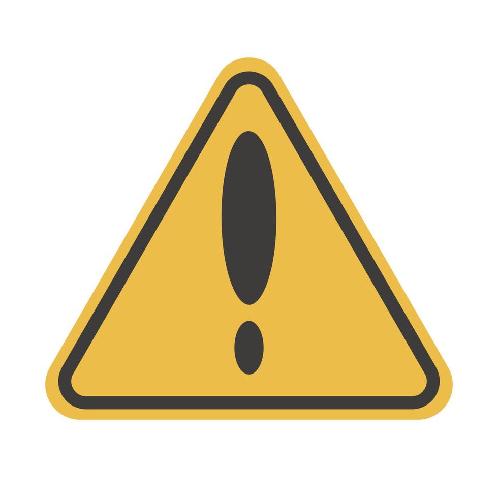 Exclamation mark icon. Caution or warning. Vector. vector