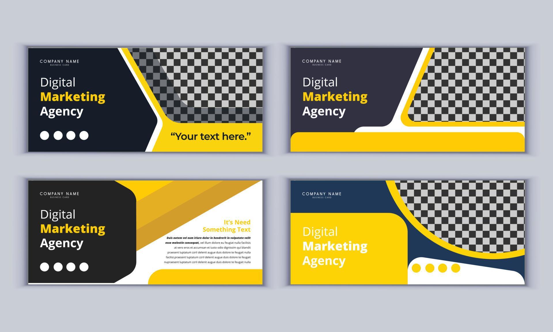 Business Banner Design. Modern Layout. Vector Design Template