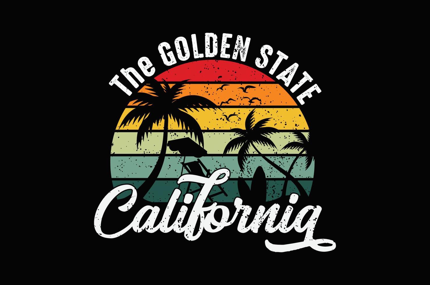 vintage summer t shirt design vector