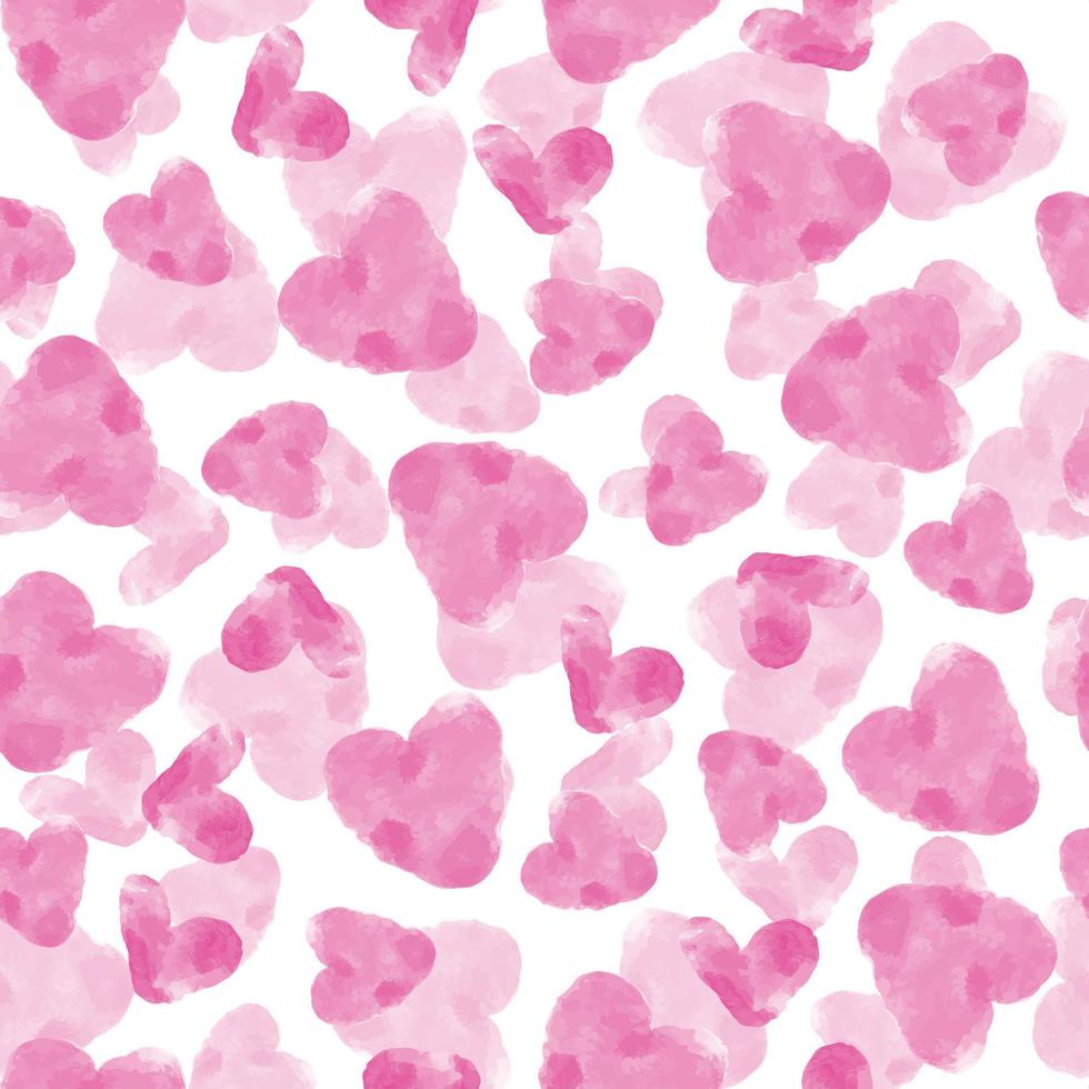 seamless valentine pattern background with magenta heart , kids pattern vector