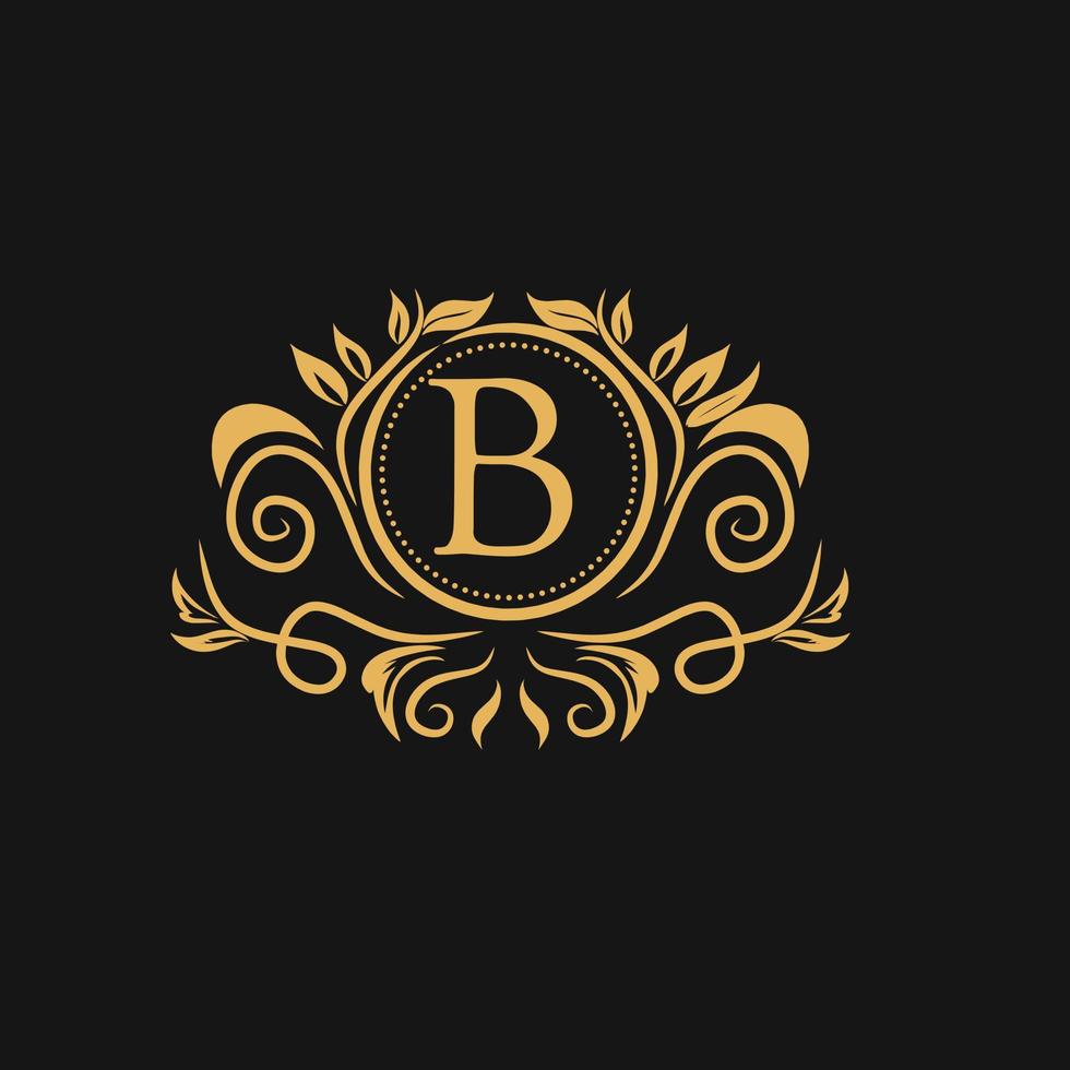 plantilla de diseño de lujo con logotipo vectorial en un estilo lineal moderno. emblema de lujo, hotel, moda, belleza y joyería, signo, símbolo de negocios. vector