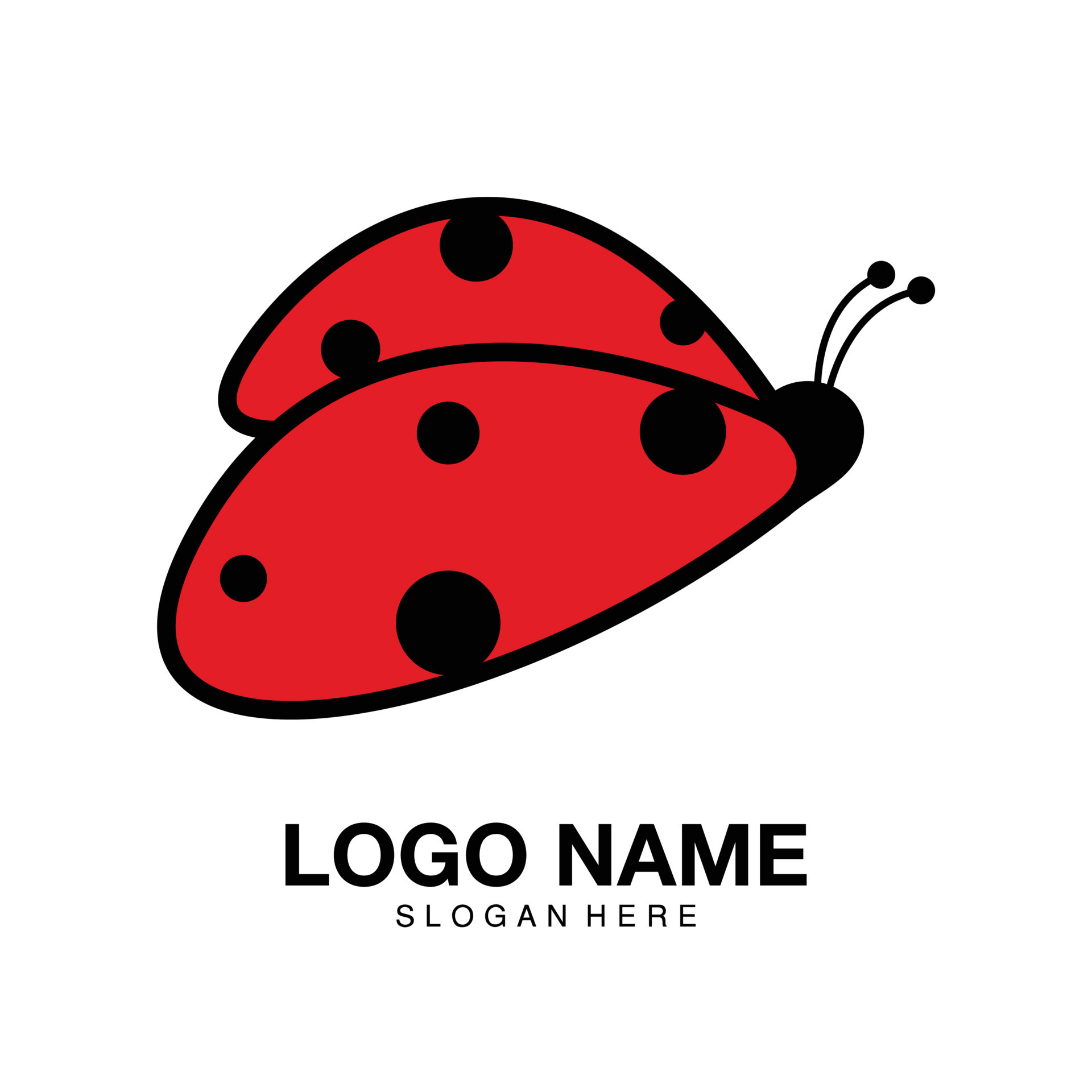 Free Vector  Flat design creative ladybug pattern