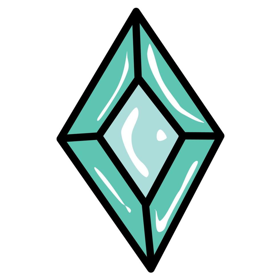 Large shiny gem vector