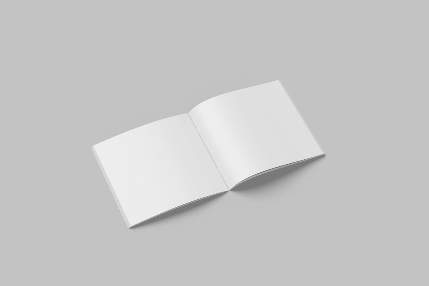 Brochure Square Bifold Mockup photo