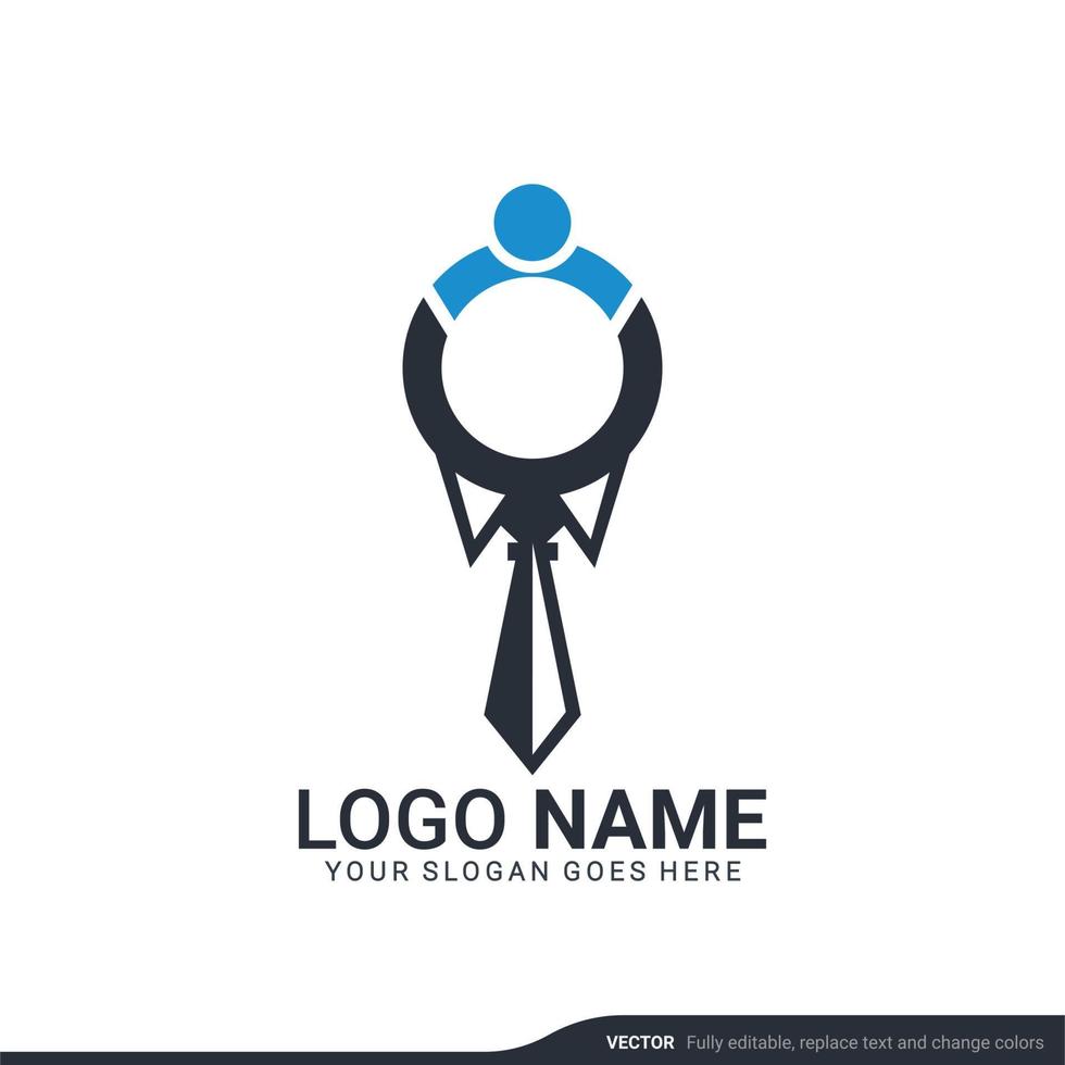 Modern search logo design template. Editable symbol icon logo design. vector