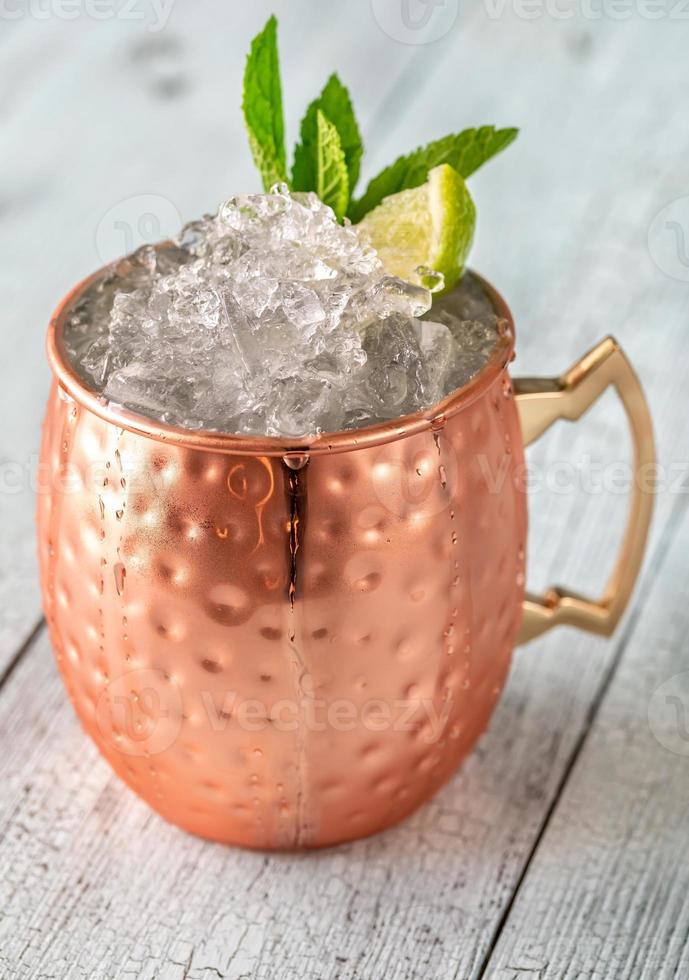 Mug of Moscow mule photo
