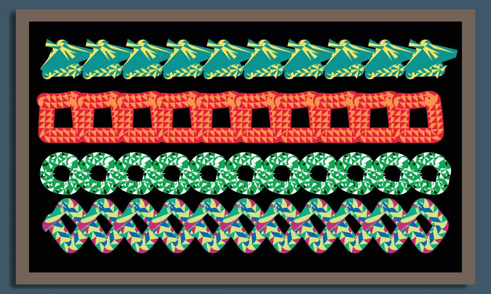 patrón abstracto geométrico futurista para el fondo vector