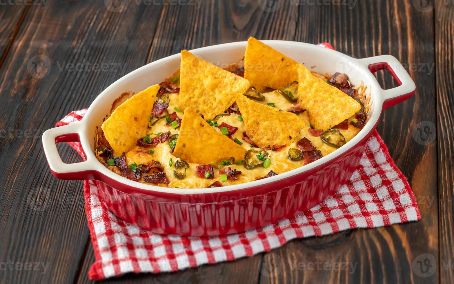 Dish of Jalapeno popper dip photo