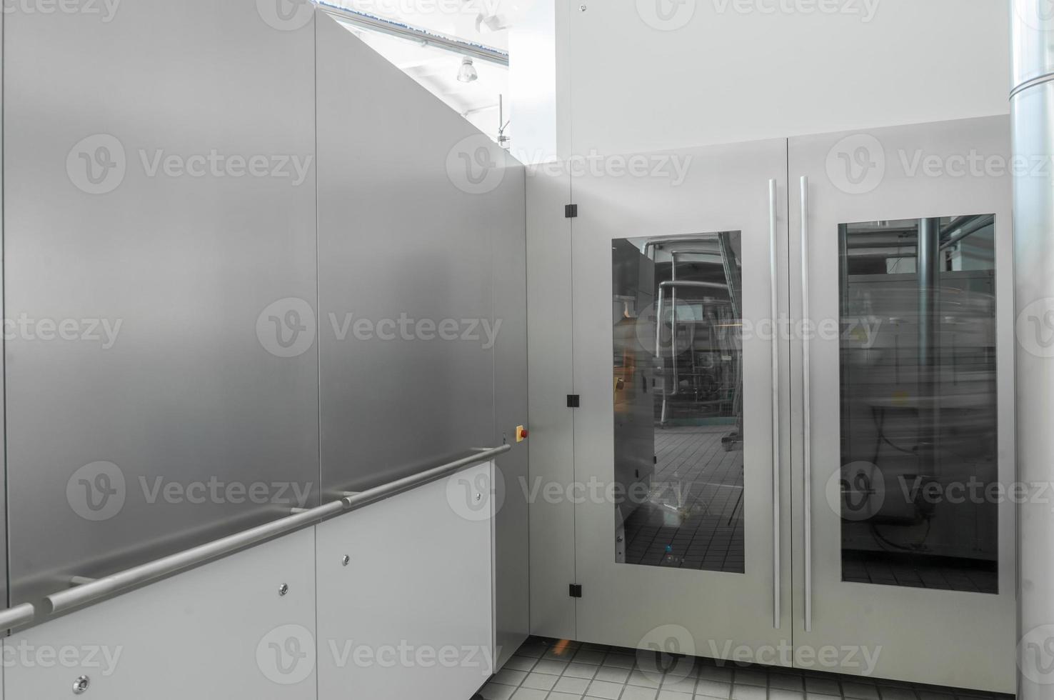 equipment for bottling water in plastic bottles photo