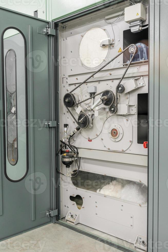 equipment at the textile factory photo