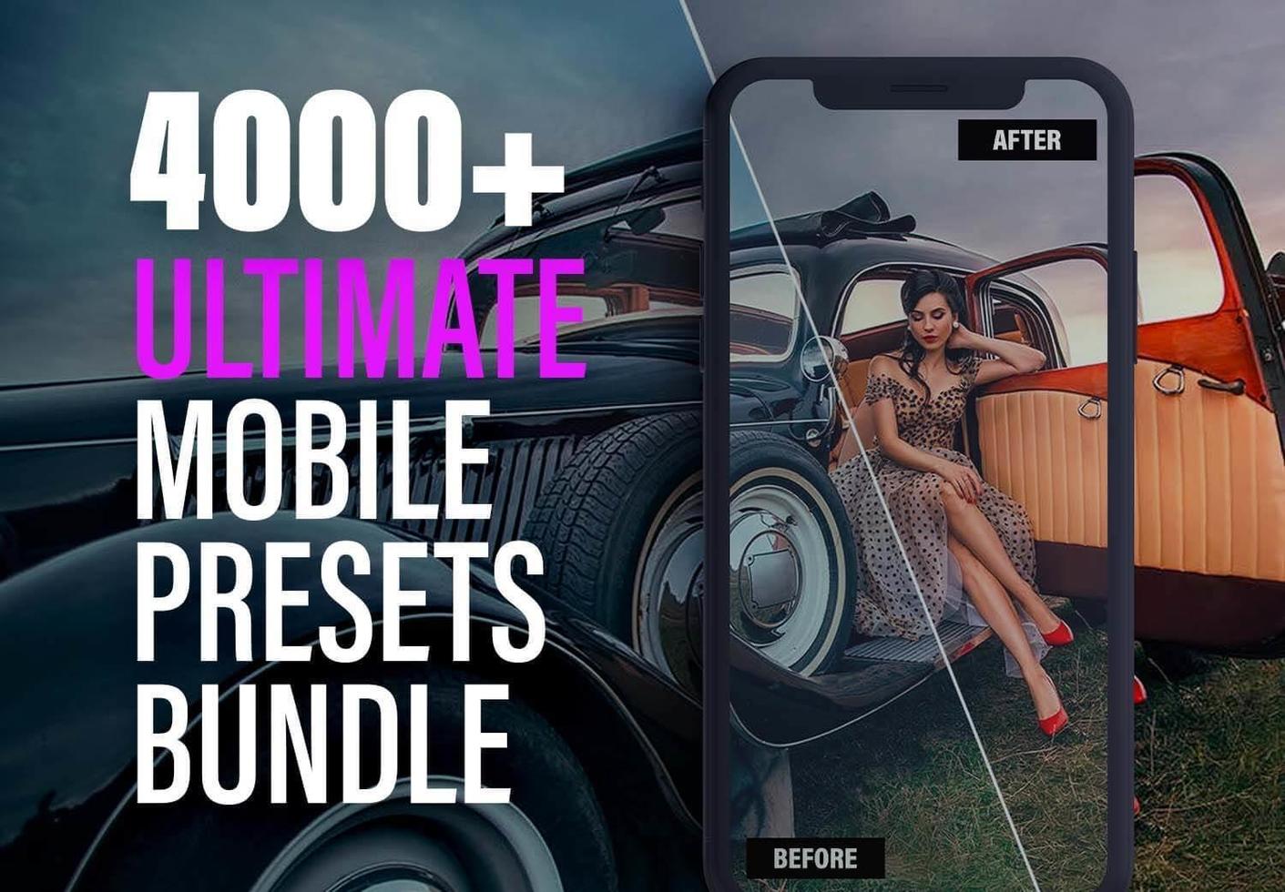 4000 Ultimate Mobile Lightroom Presets Bundle