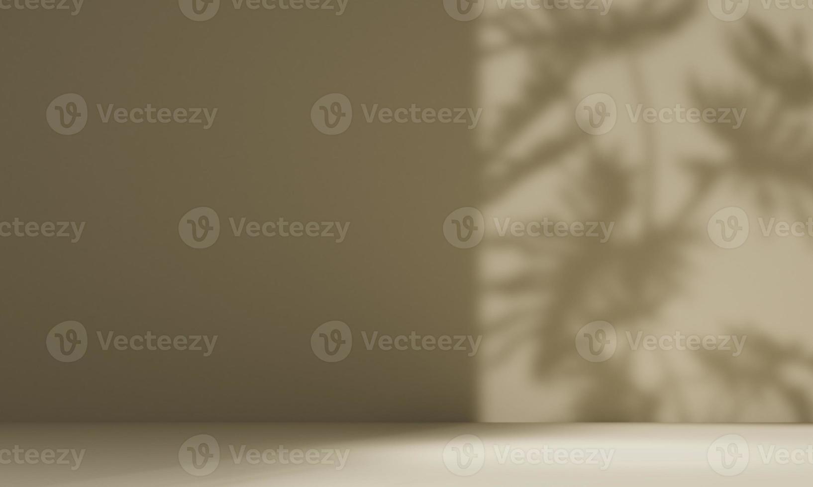sunshade shadow on cream wall, minimal background for presentation. photo