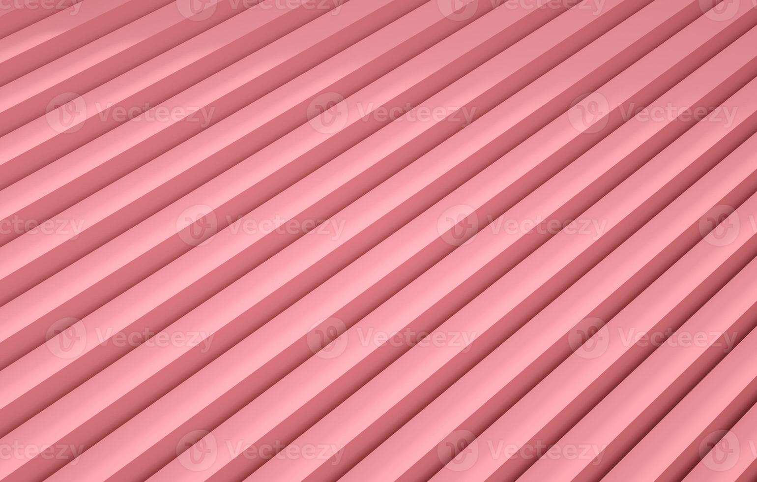 3D Illustration. Abstract background with pink stripes lines. photo
