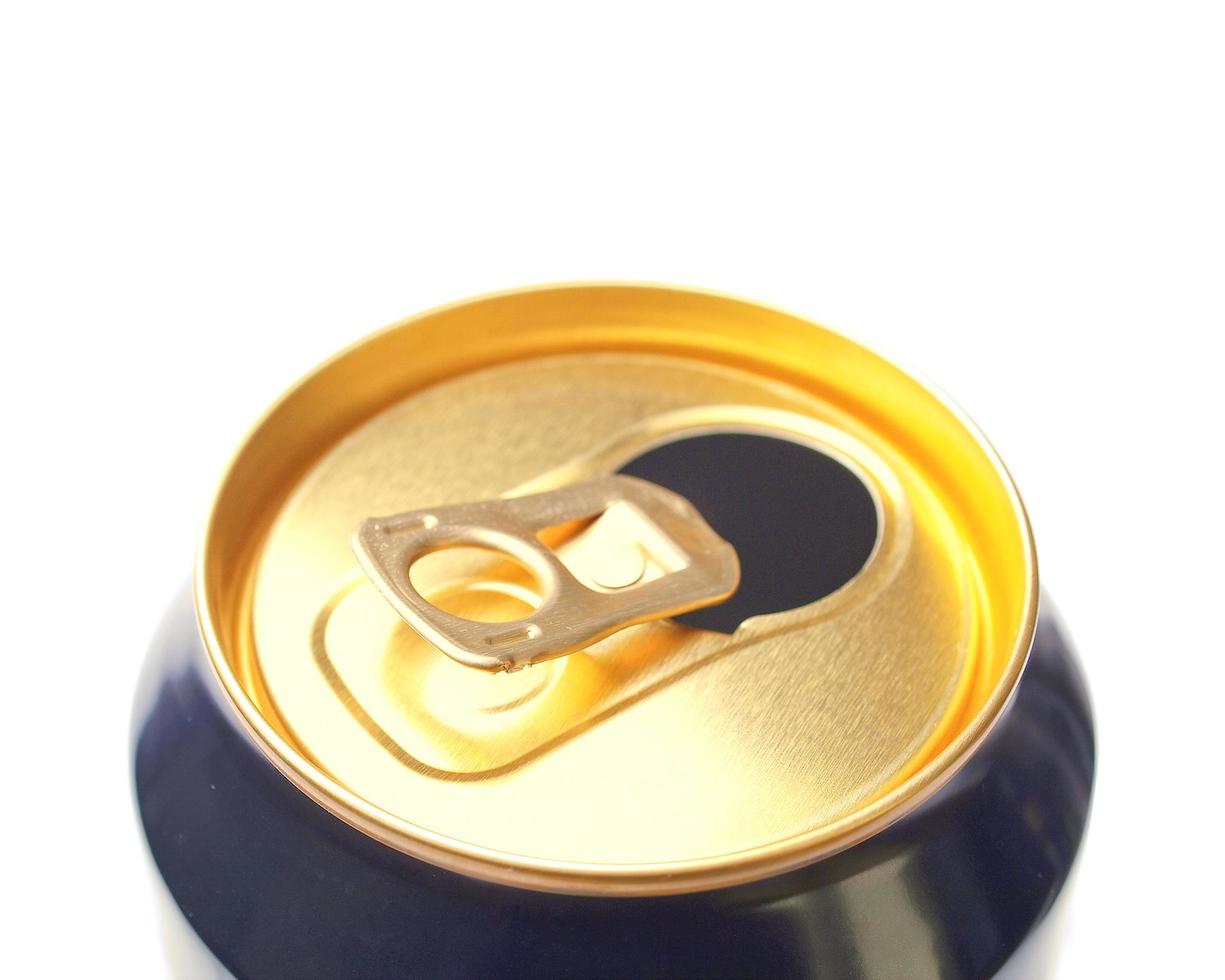 Beer can isolated photo