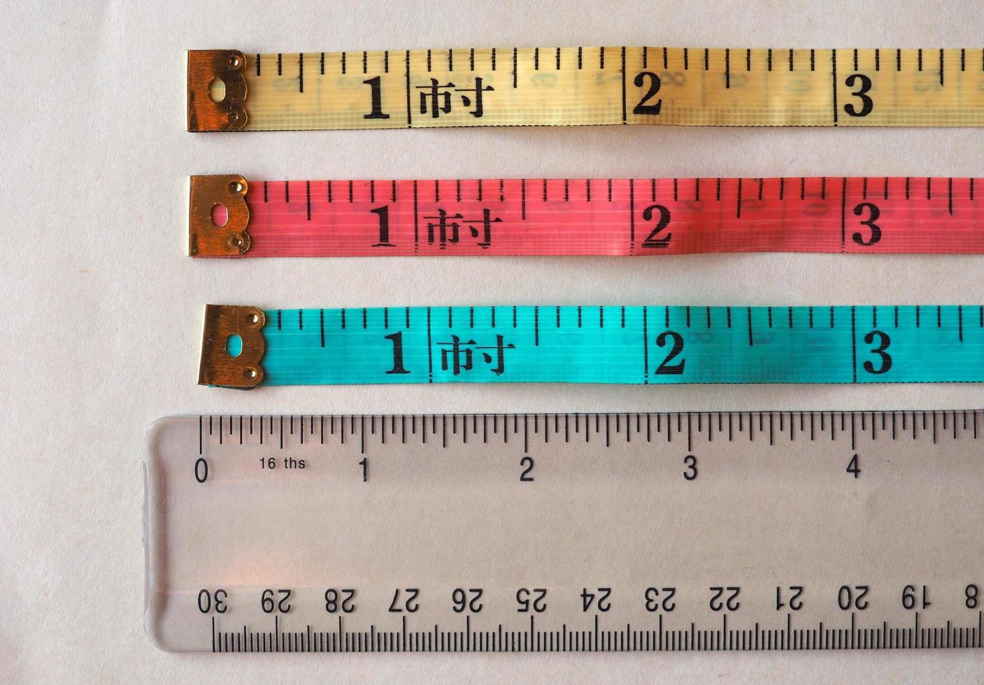 Tailor tape ruler in Cun Chinese Inch photo