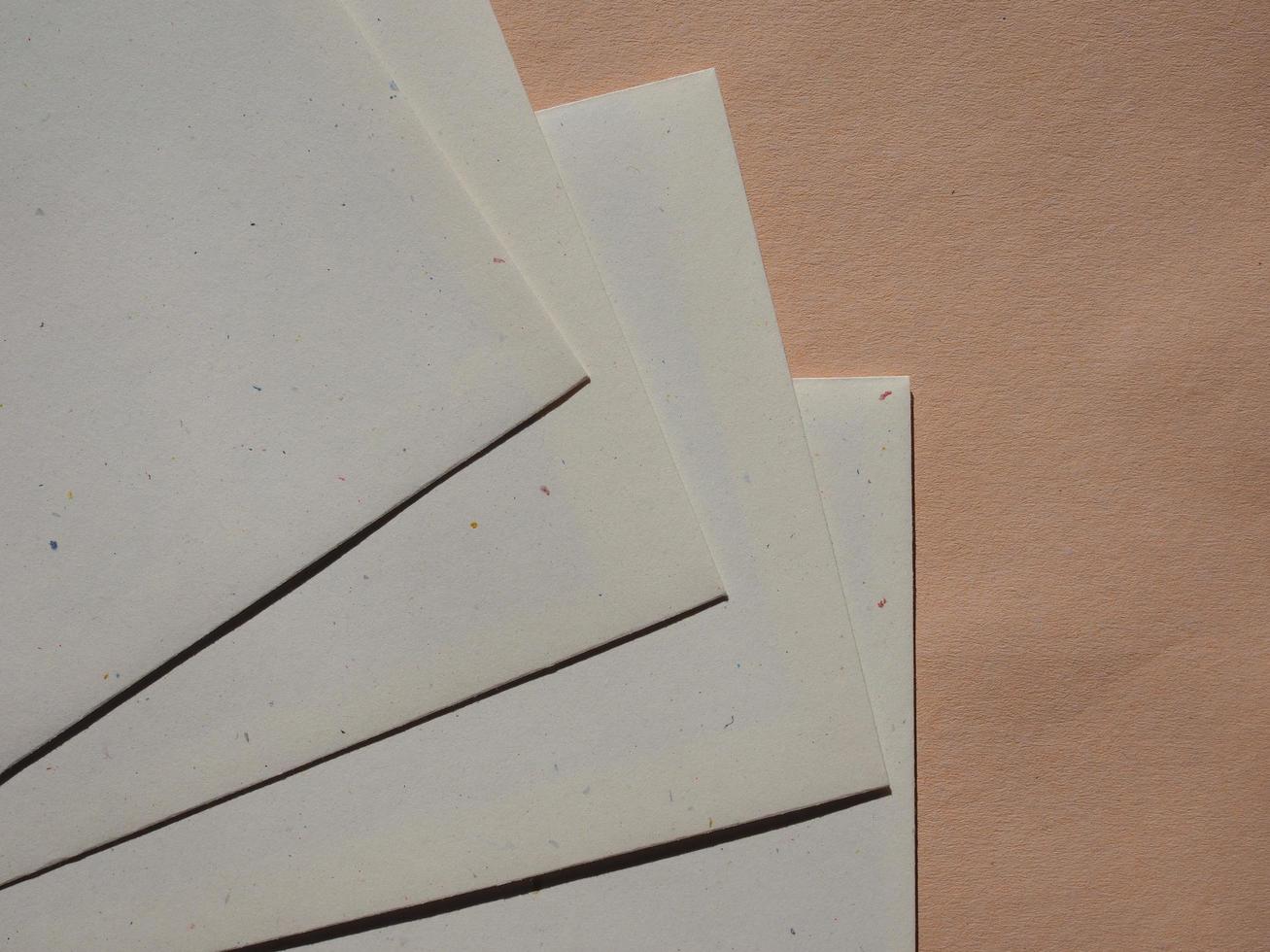 Letter envelope on a table photo