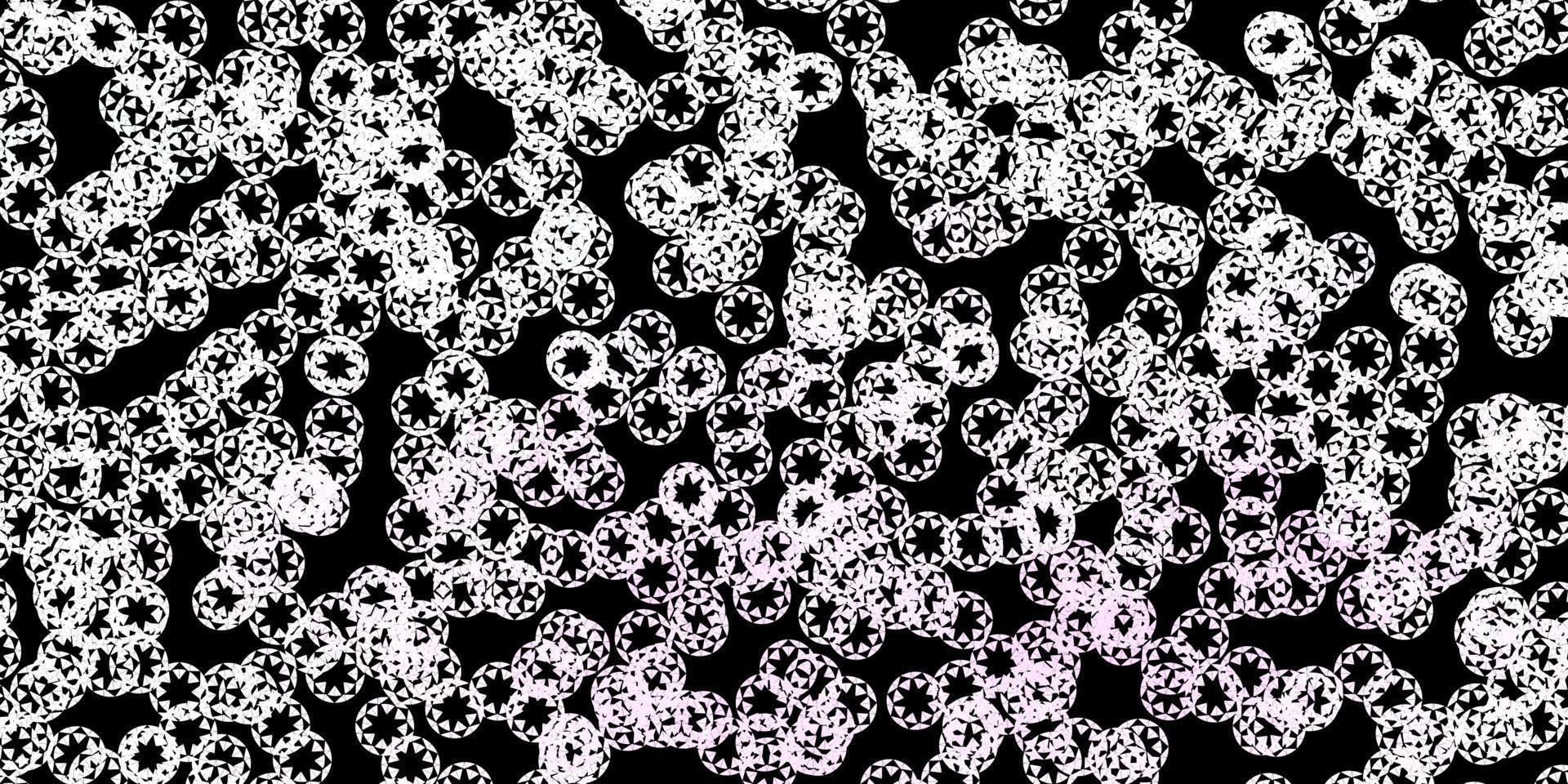 Dark pink, yellow vector pattern with spheres.