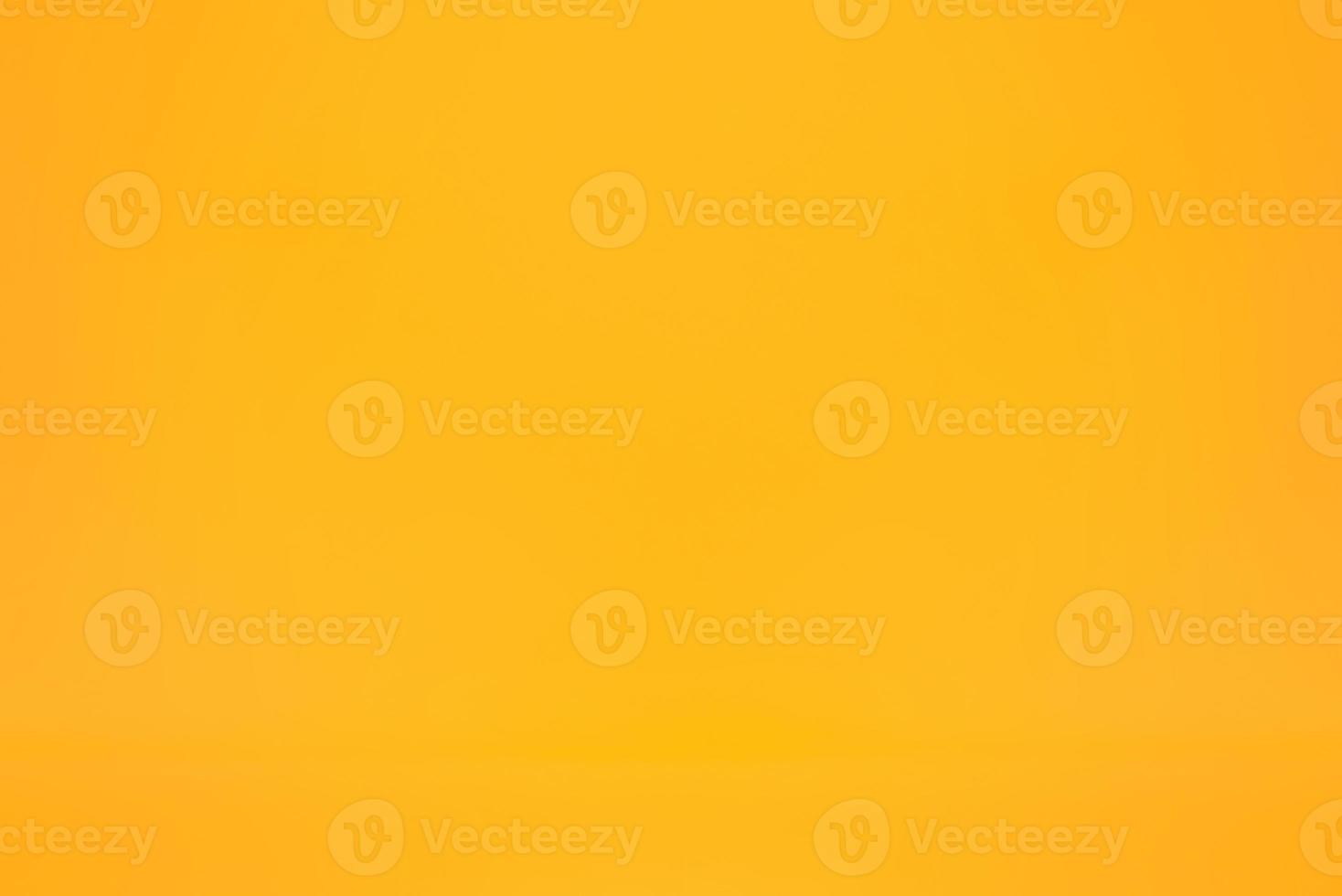 Smooth simple yellow abstract gradient background photo