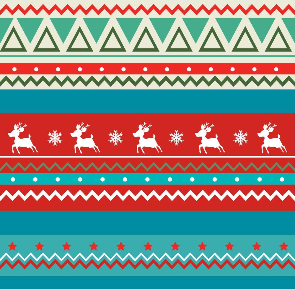 Christmas sweater seamless pattern vector