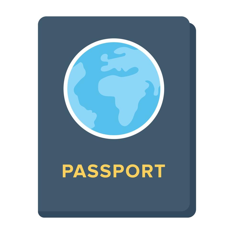 Trendy Passport Concepts vector