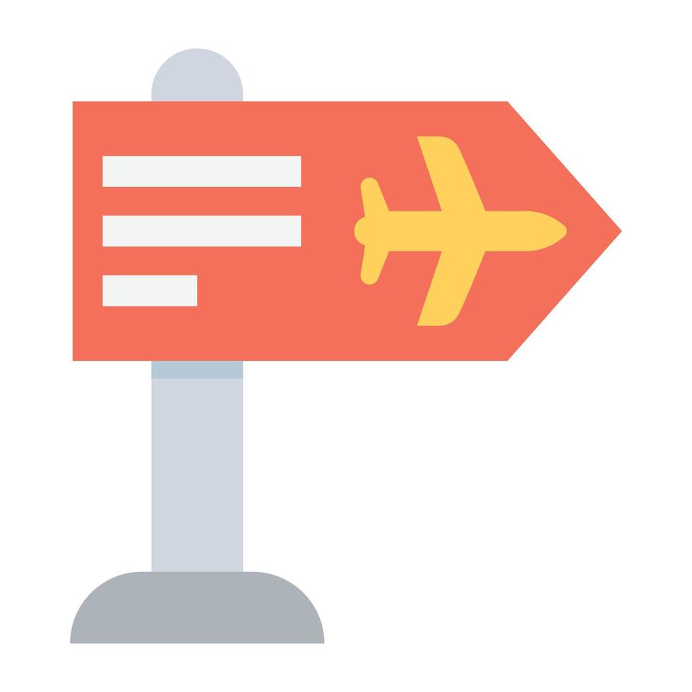 Trendy Airport Concepts vector