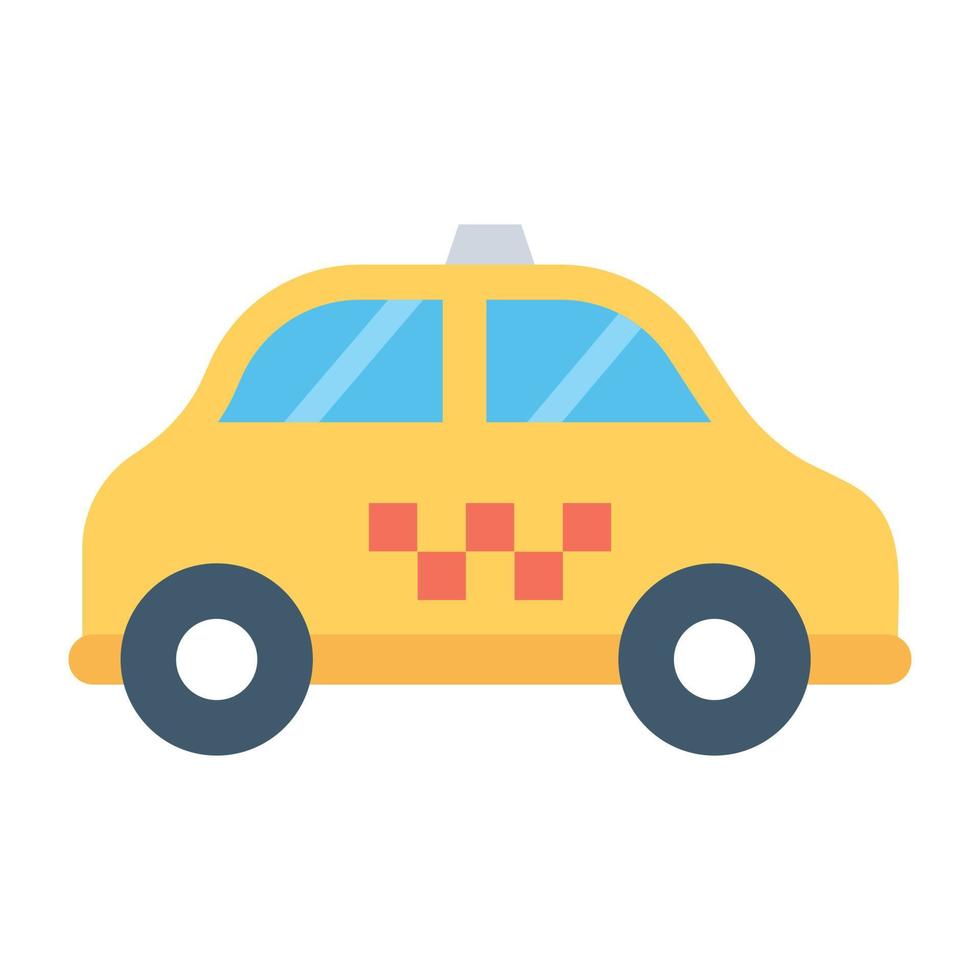 Trendy Taxi Concepts vector