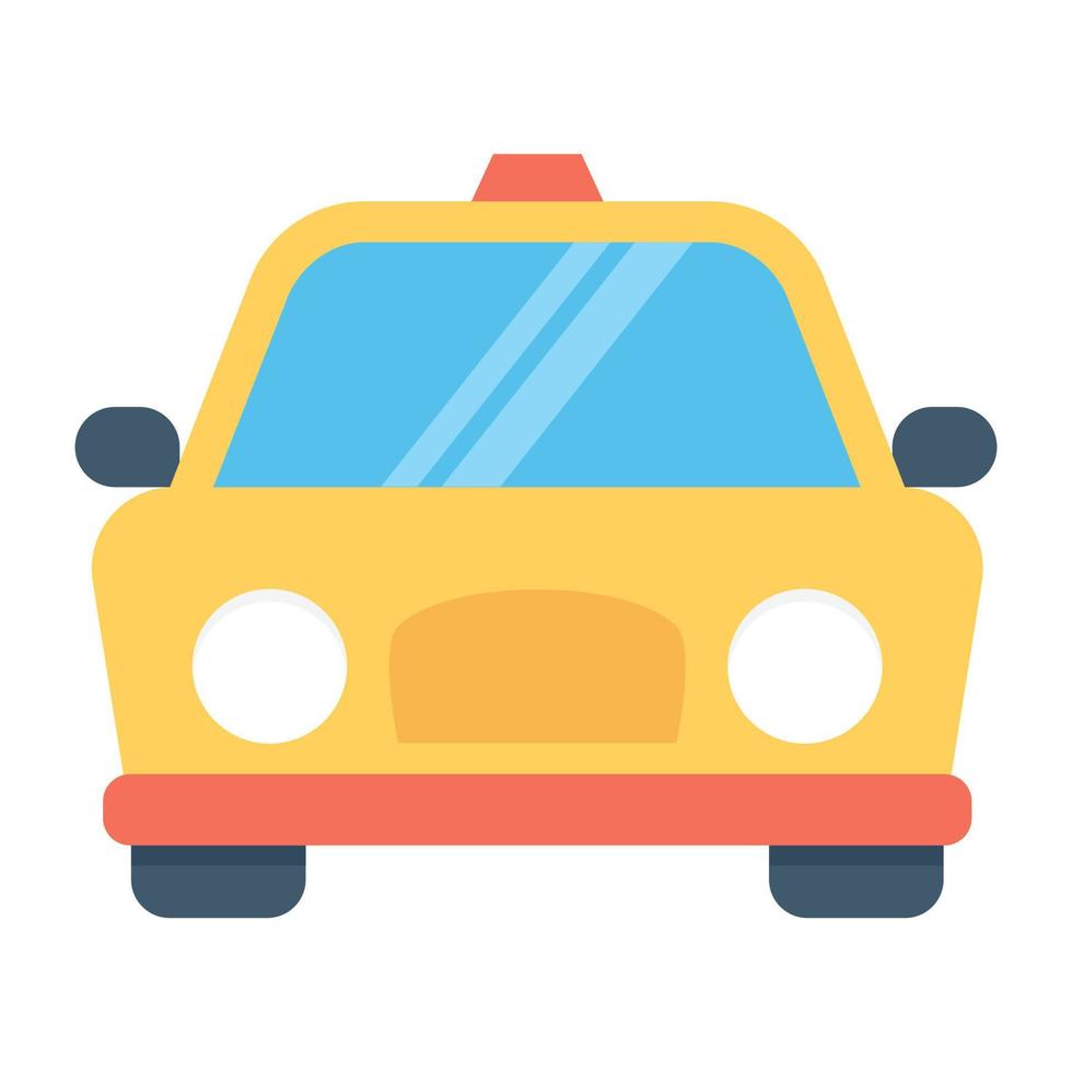 Trendy Taxi Concepts vector