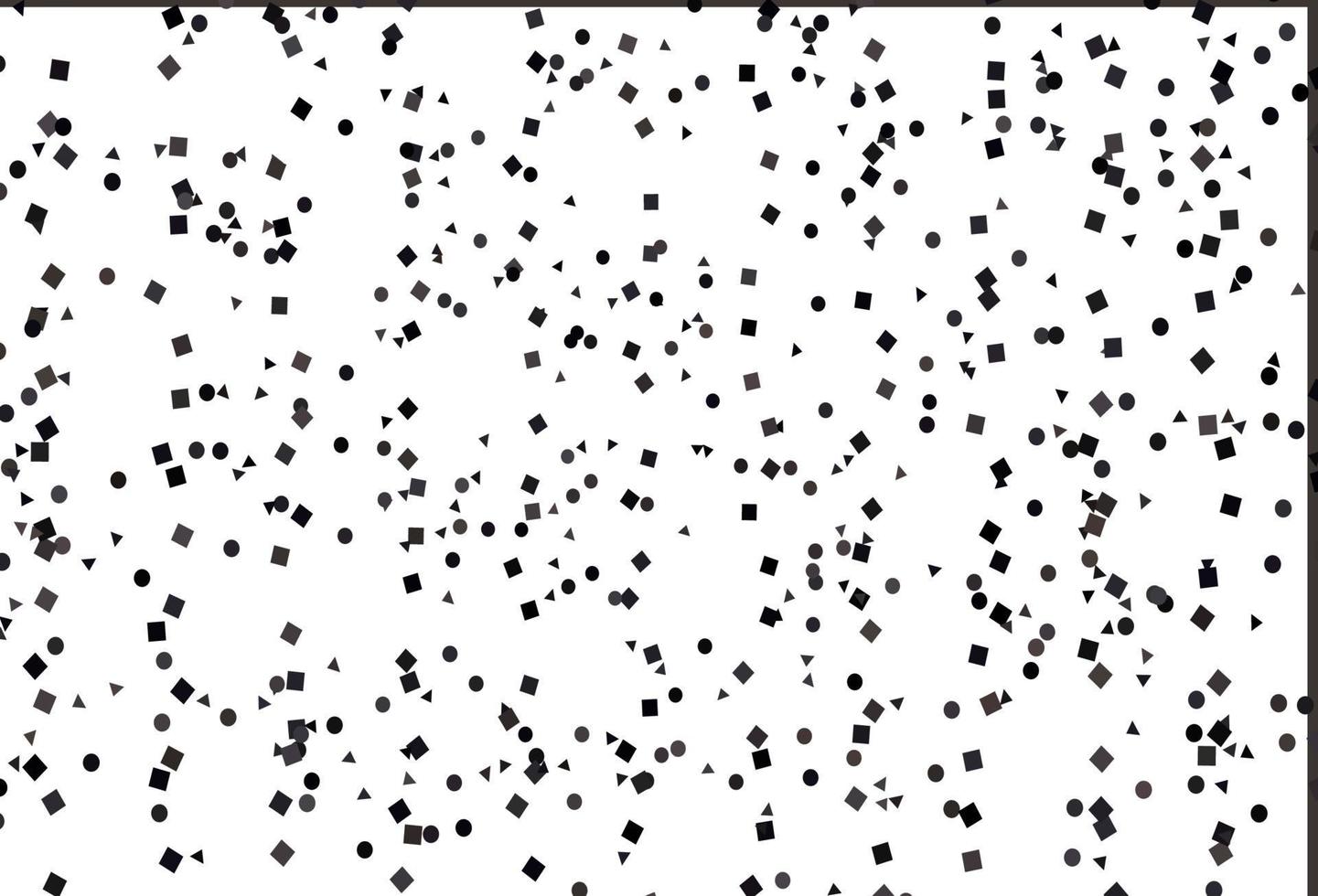Light Black vector template with crystals, circles, squares.