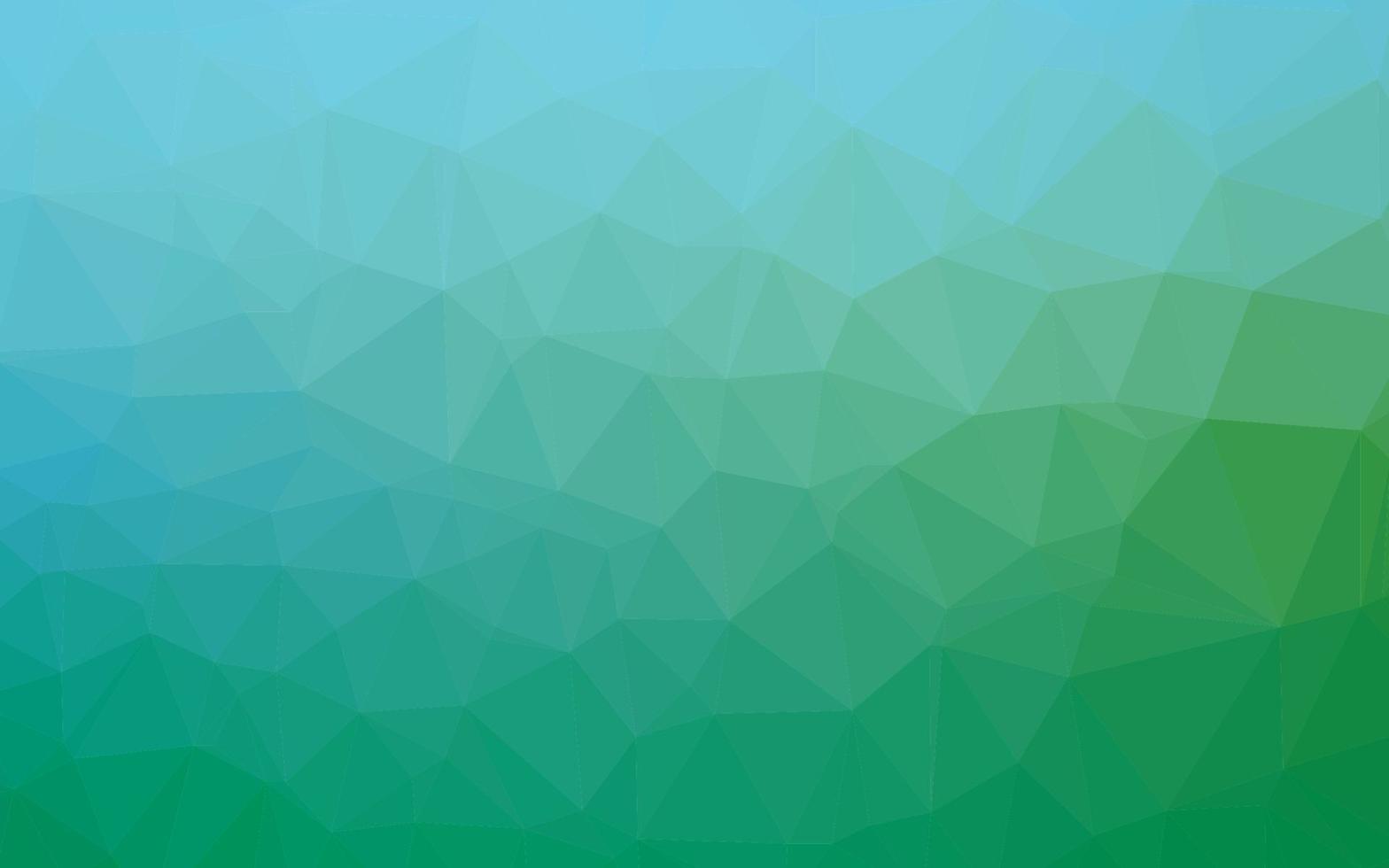 Light Blue, Green vector triangle mosaic cover.