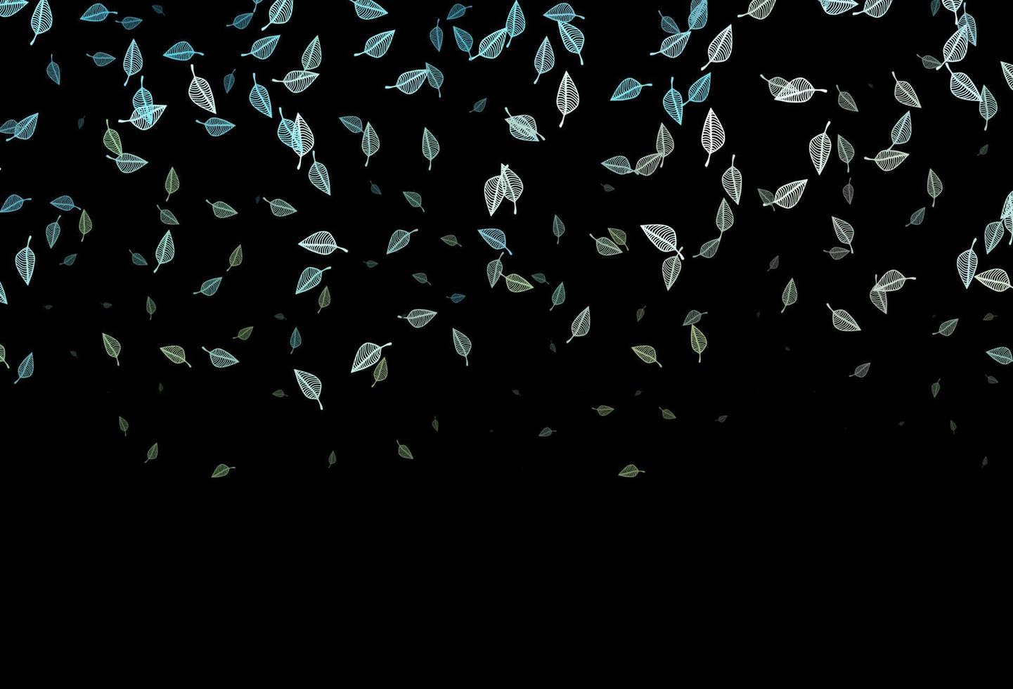 Dark Blue, Yellow vector doodle background.