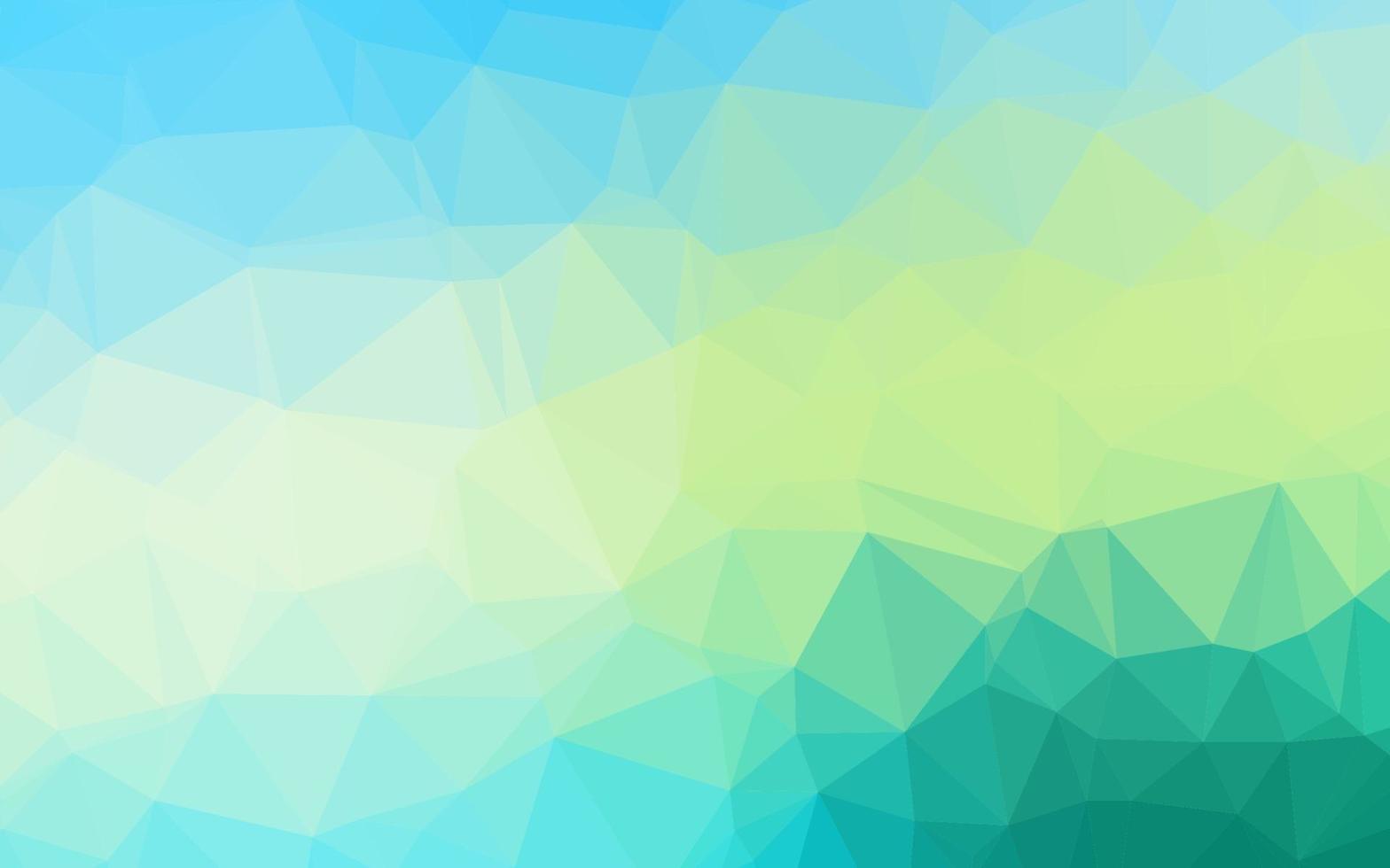 Light Blue, Yellow vector abstract polygonal layout.