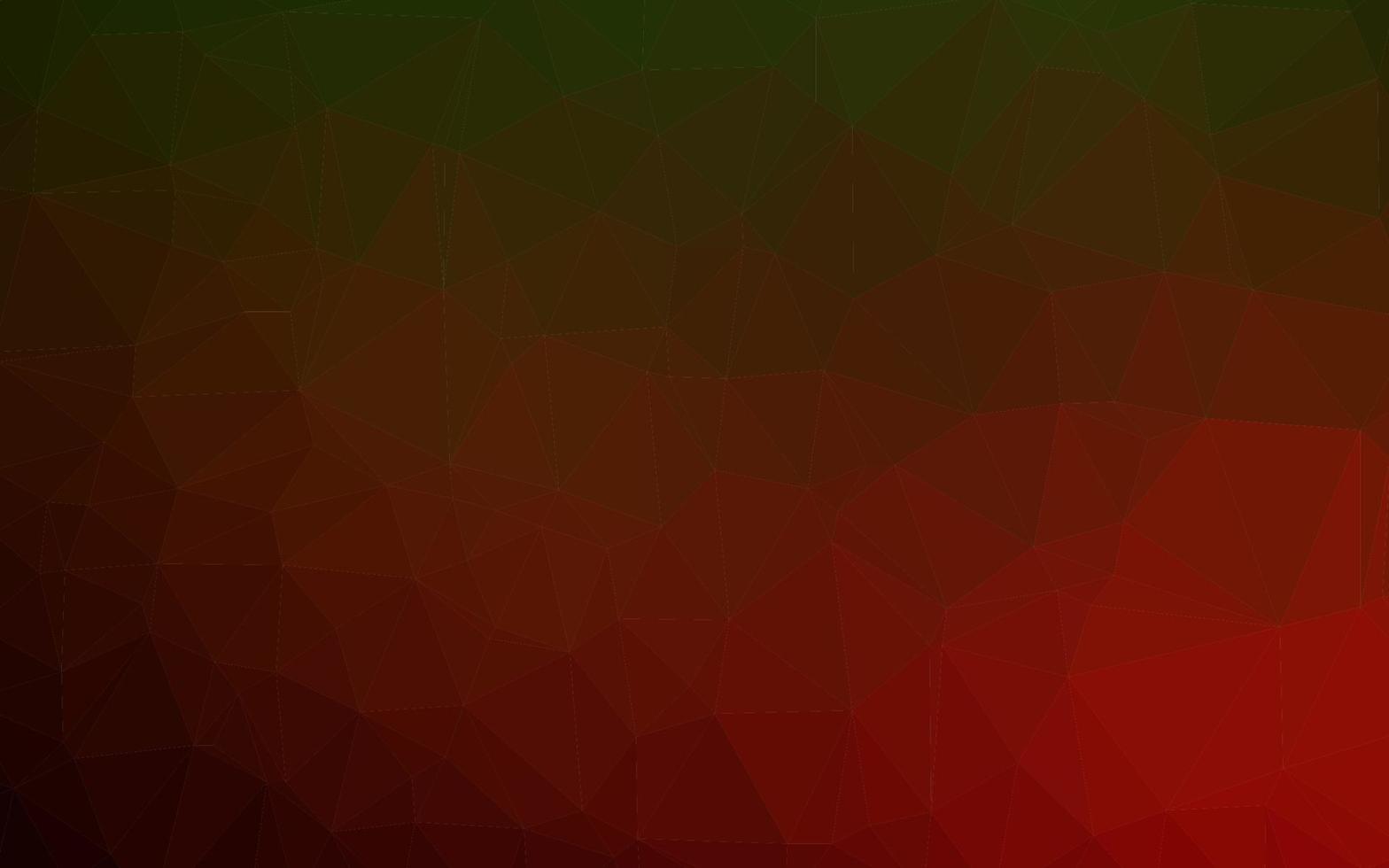 Light Green, Red vector polygon abstract background.