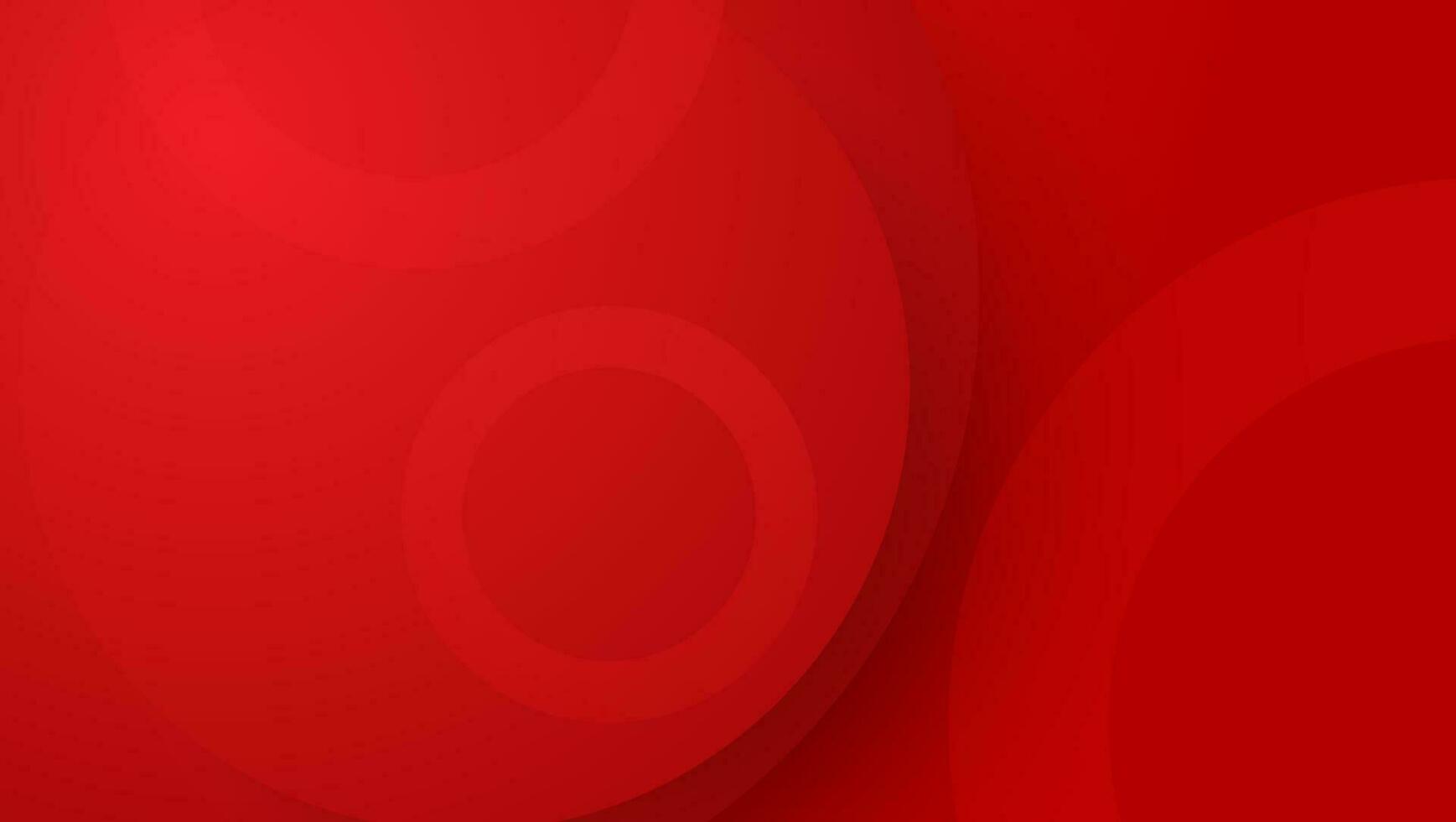 abstract red circular background. vector illustration