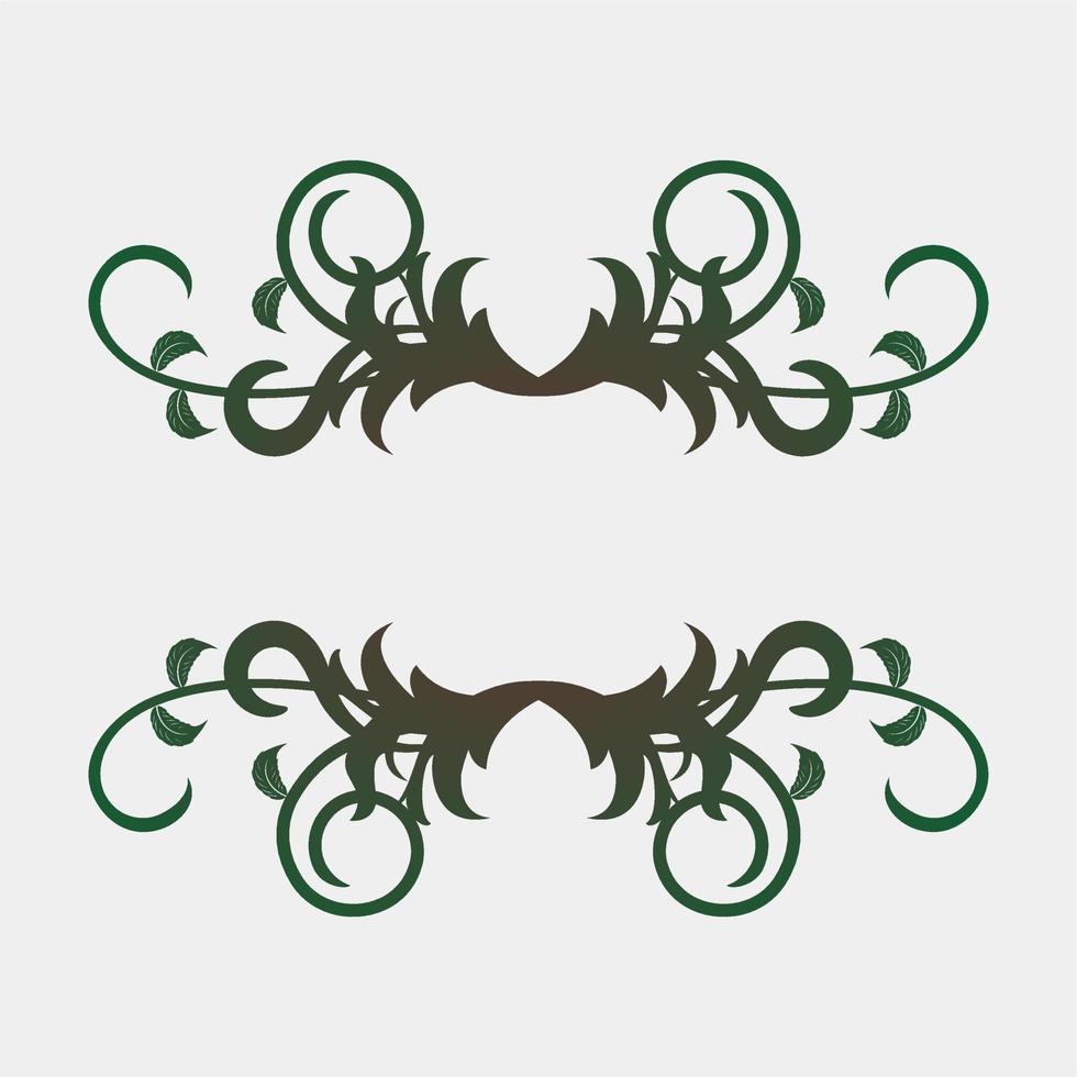 illustration of symmetrical plant vector images for covers or other romantics