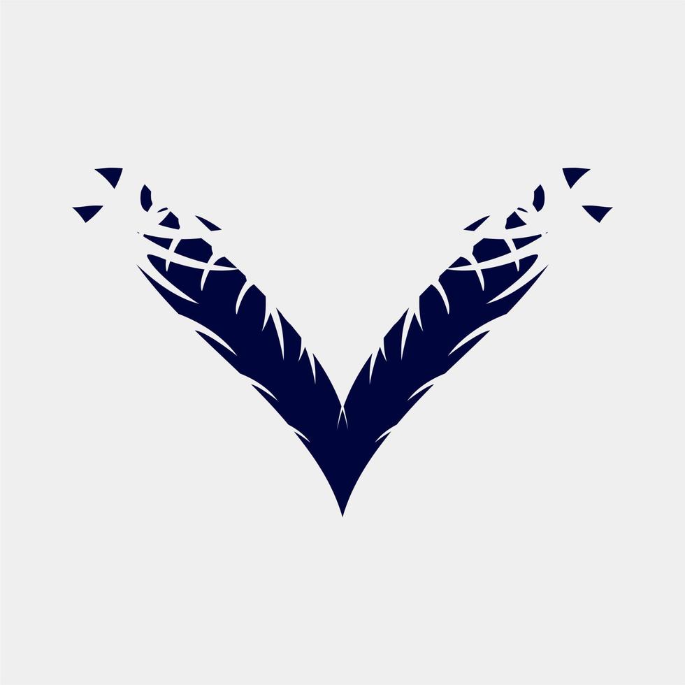 nice vector illustration illustrations such as the unique x and v letters for decoration