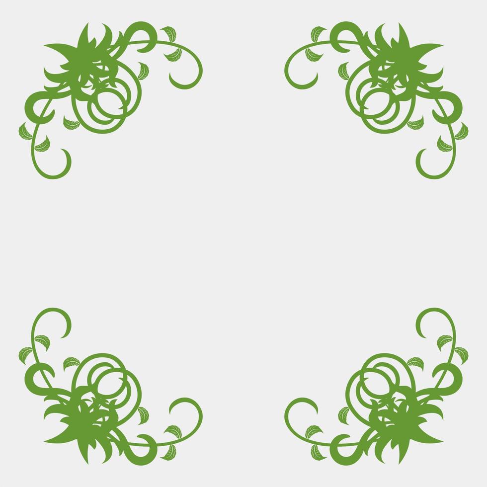 illustration of symmetrical plant vector images for covers or other romantics