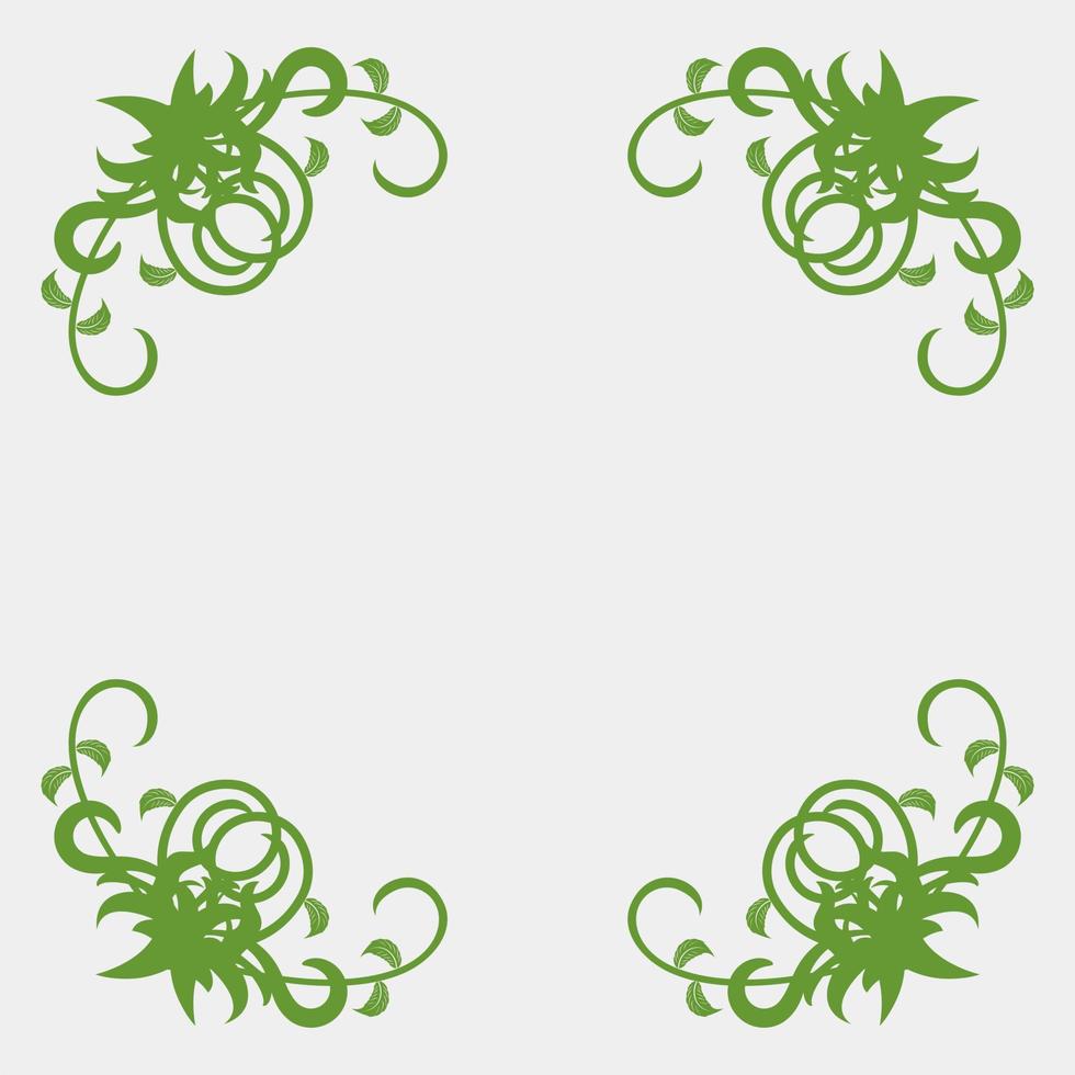 illustration of symmetrical plant vector images for covers or other romantics