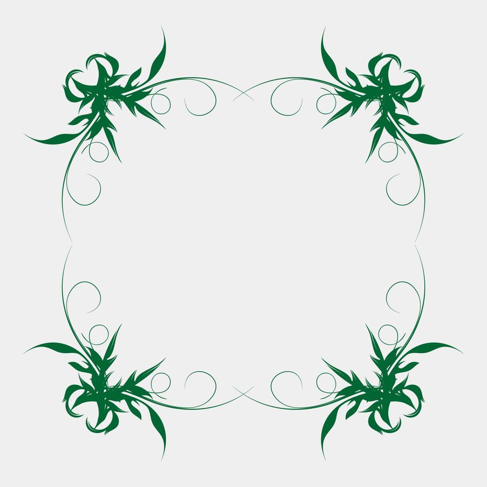 vector illustration of beautiful and unique plant ornaments for display or fabric motifs