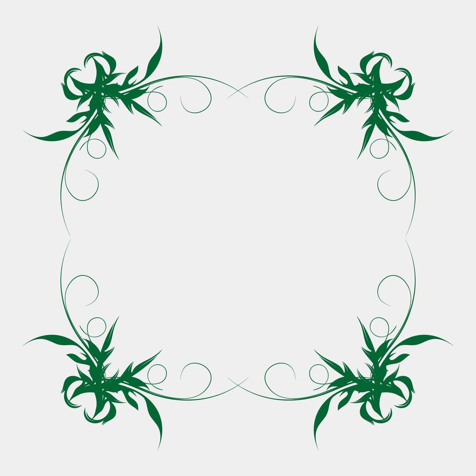 vector illustration of beautiful and unique plant ornaments for display or fabric motifs