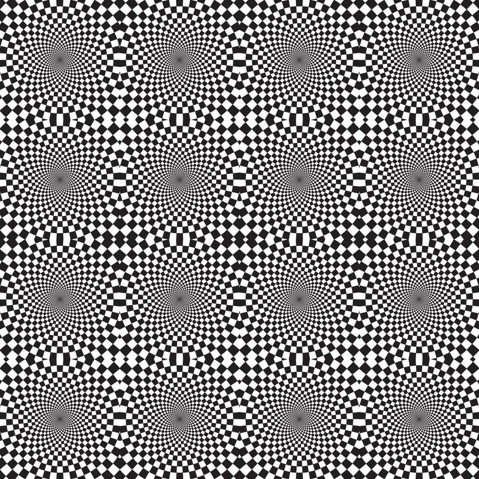 Dynamic circular pattern psychedelic Abstract background. Optical Illusion of movement. Use for cards, invitation, wallpapers, pattern fills, web pages elements and etc. vector