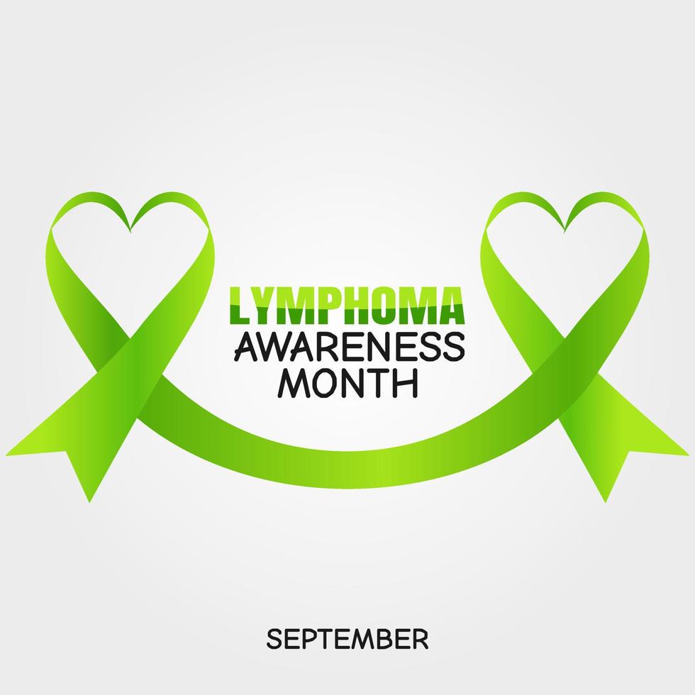 lymphoma cancer awareness month vector illustration