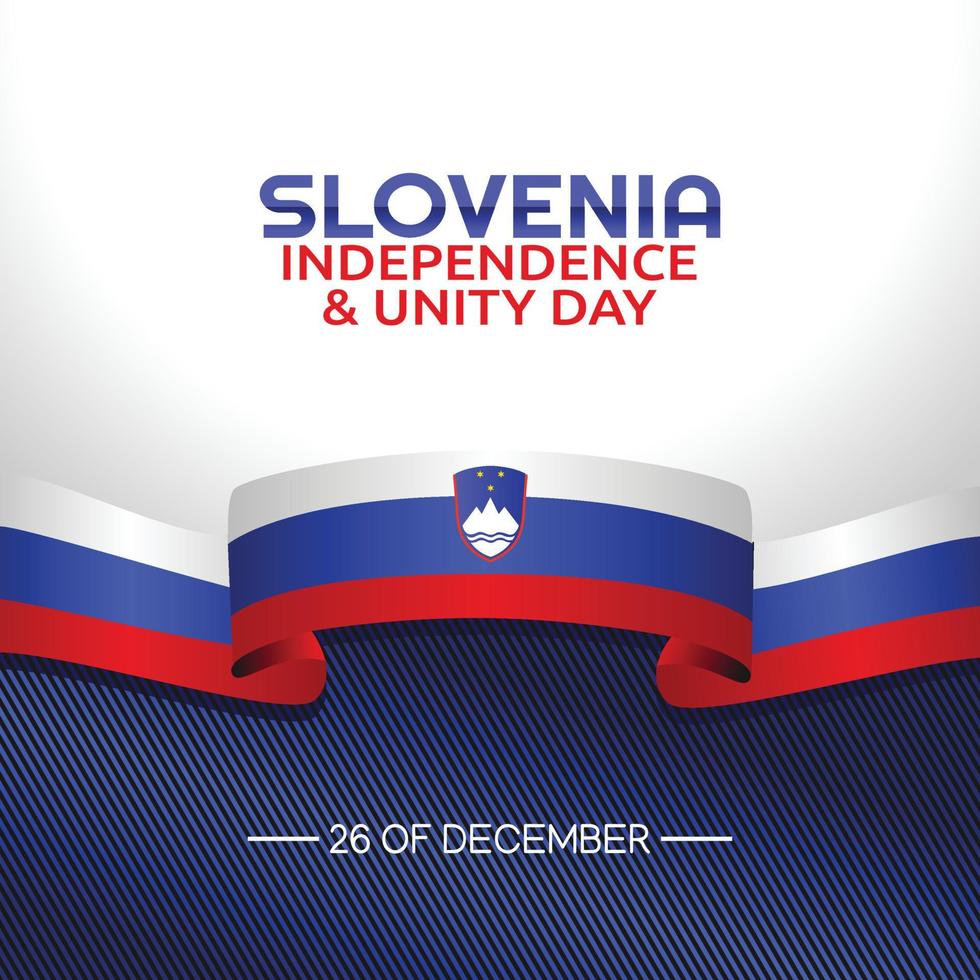 slovenia independence and unity day vector lllustration