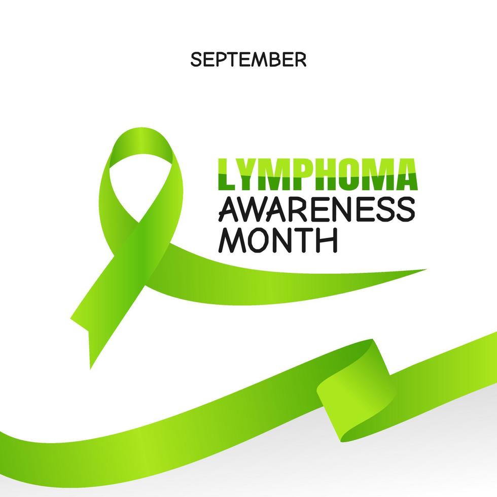 lymphoma cancer awareness month vector illustration