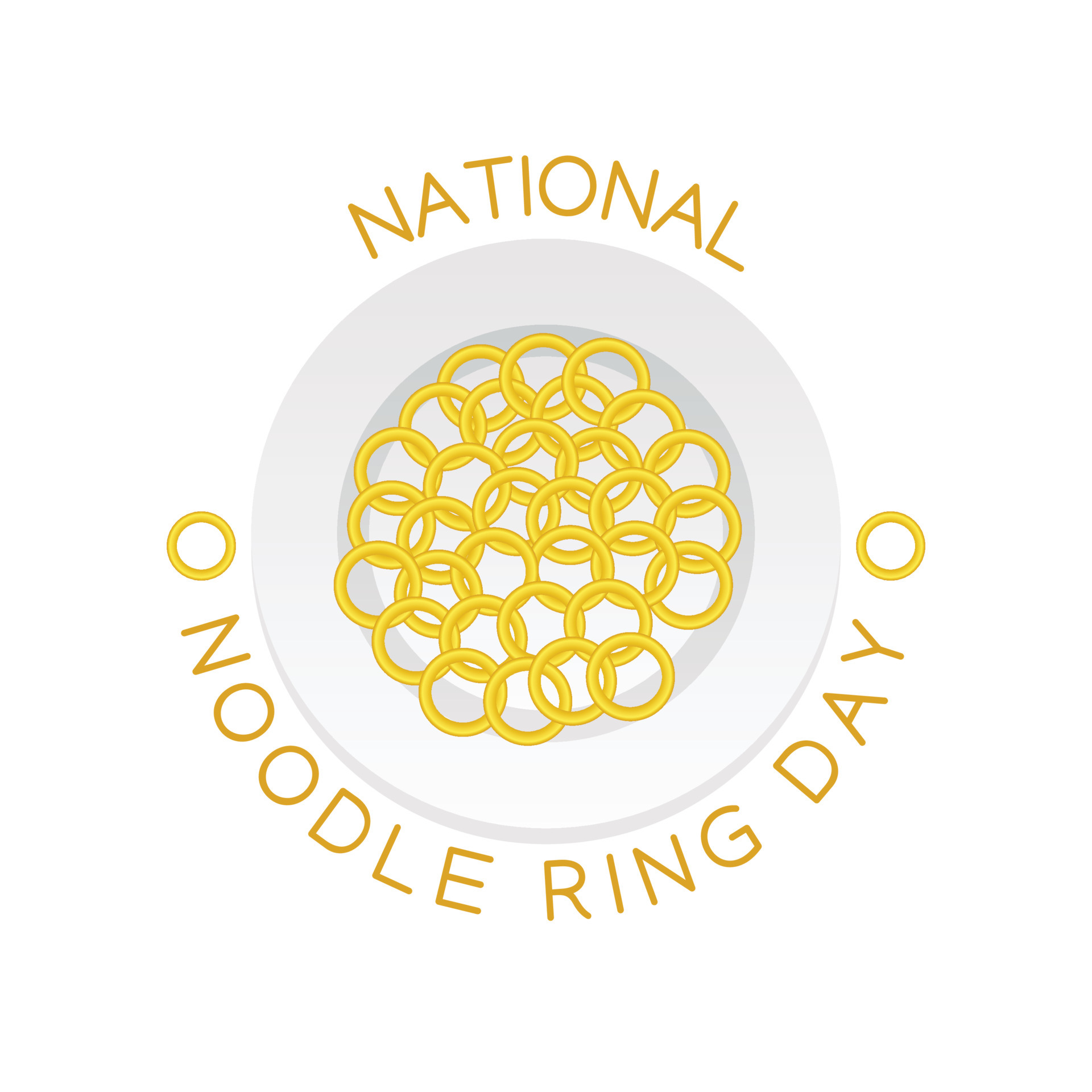 National noodle ring day vector Illustration 5348077 Vector Art at Vecteezy