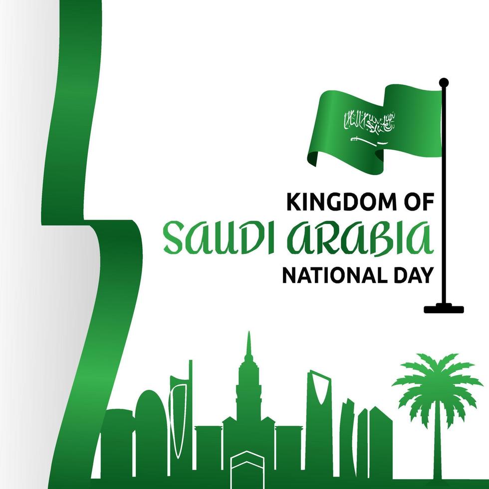 Saudi arabia national day vector lllustration