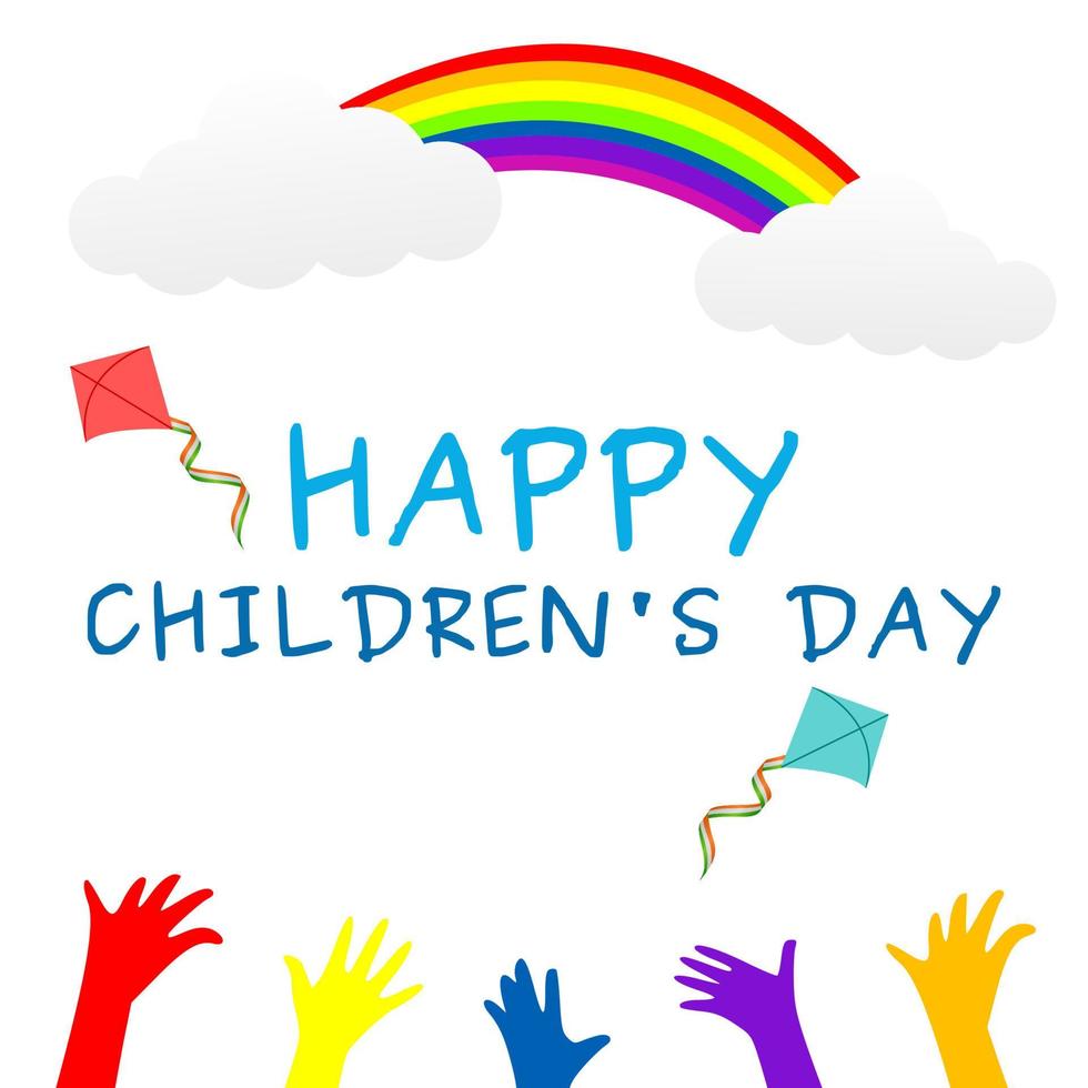 happy childrens day vector lllustration